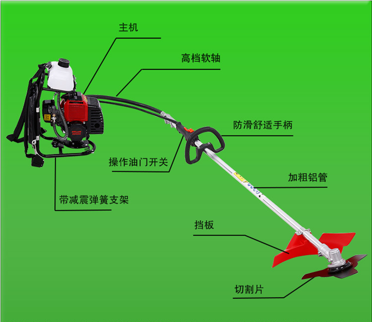 割草机结构示意图图片