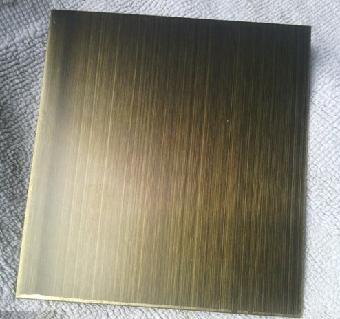 镀铜拉丝不锈钢