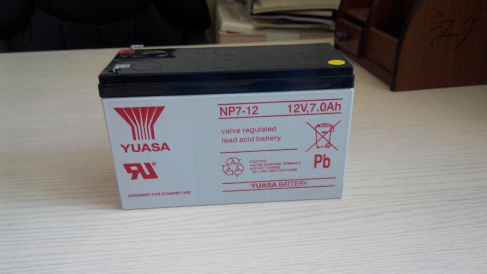 现货正品yuasa汤浅蓄电池np7-12 12v7ah