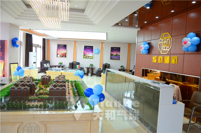 长葛市葛韵华府房地产开盘气球暖场装饰布置