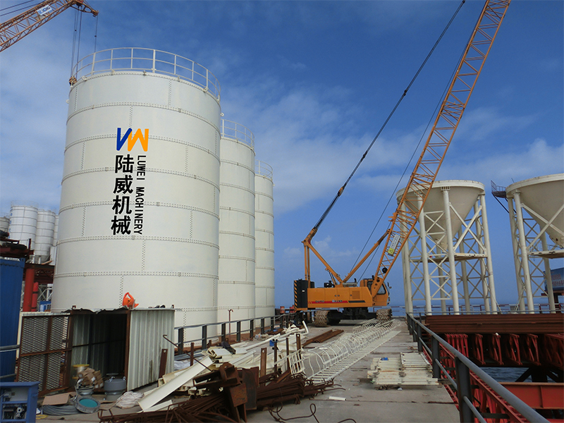 水泥中转库2000t水泥罐制作安装