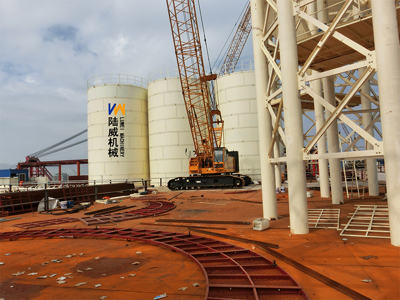 水泥中转库2000t水泥罐制作安装