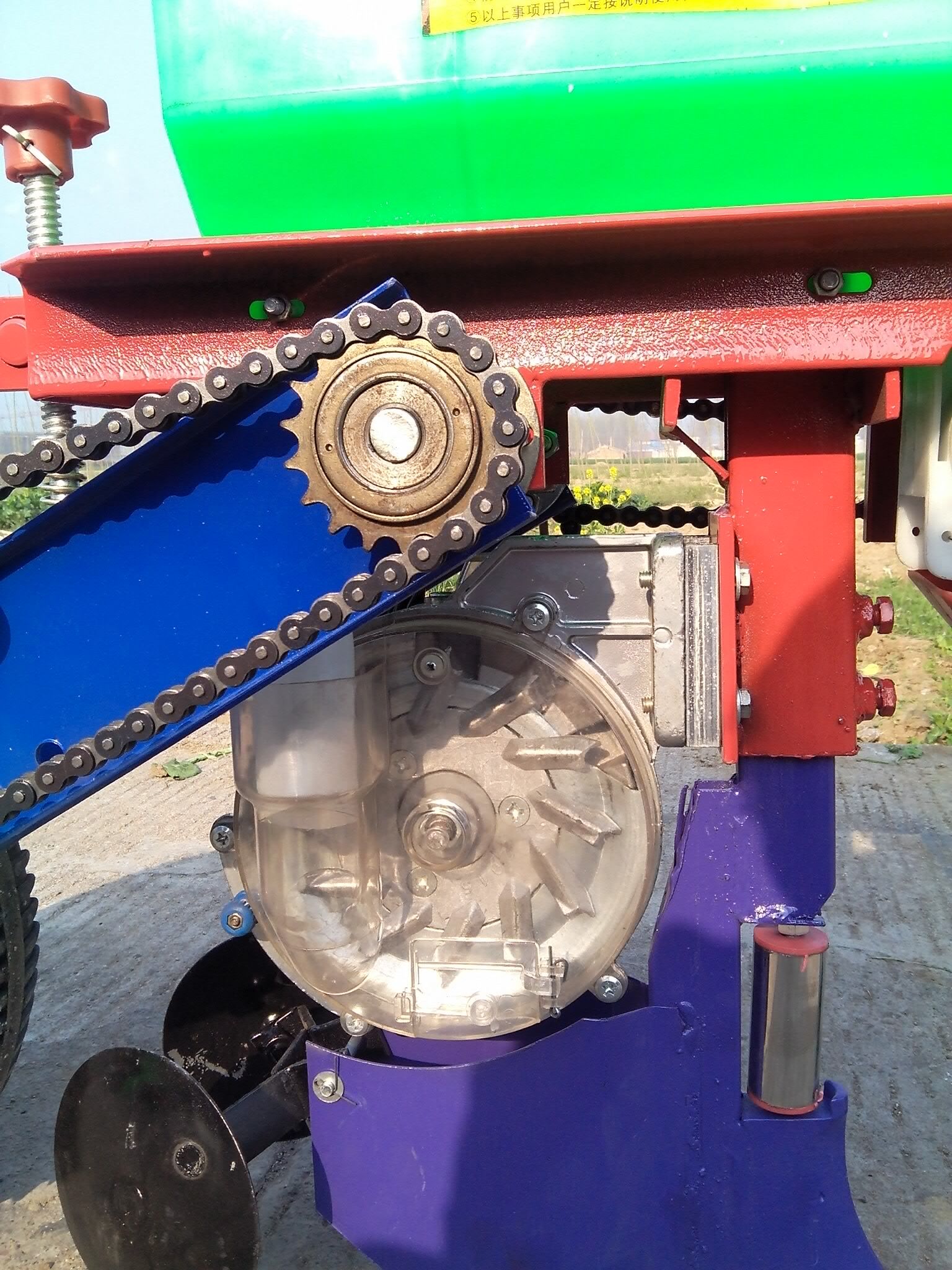 多行谷子精播种机可调株距播种机汽油双行精播机