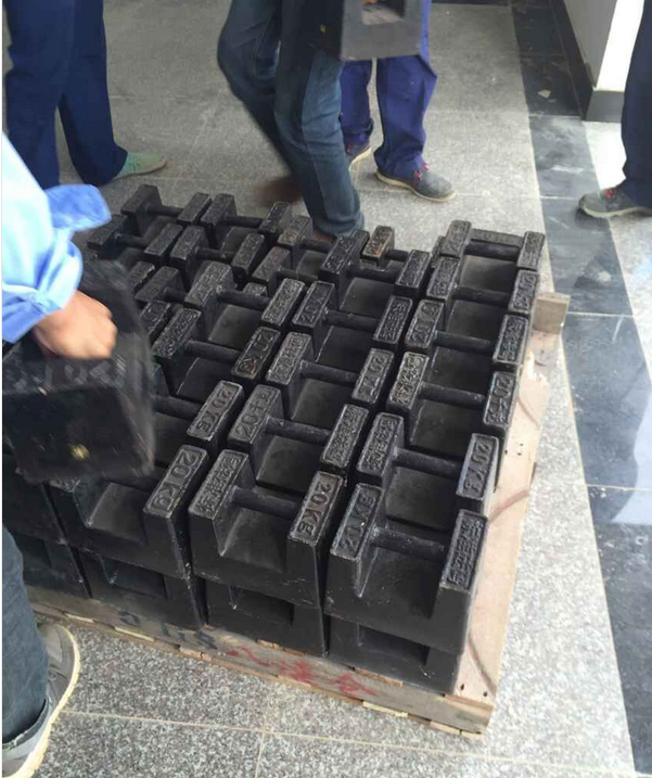 福州市锁型25kg铸铁砝码校准电梯专用砝码生产厂家