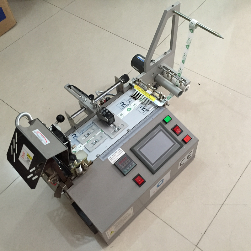 广州毛巾水洗标切标机商标领标裁剪机缎带耐久唛切唛机宸兴业