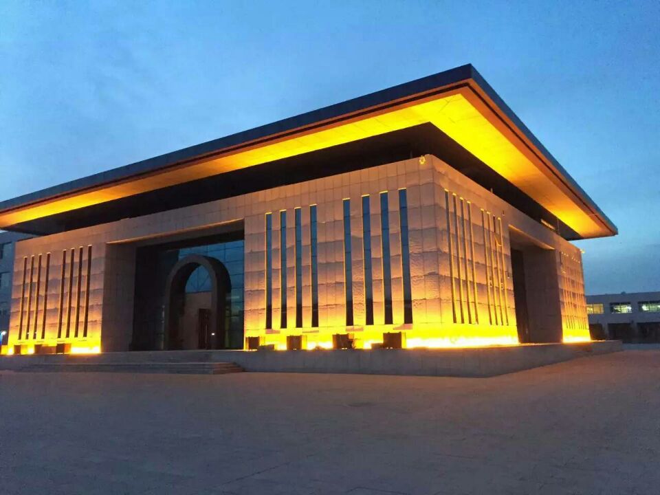 内蒙古呼兰察布党校夜景亮化案例