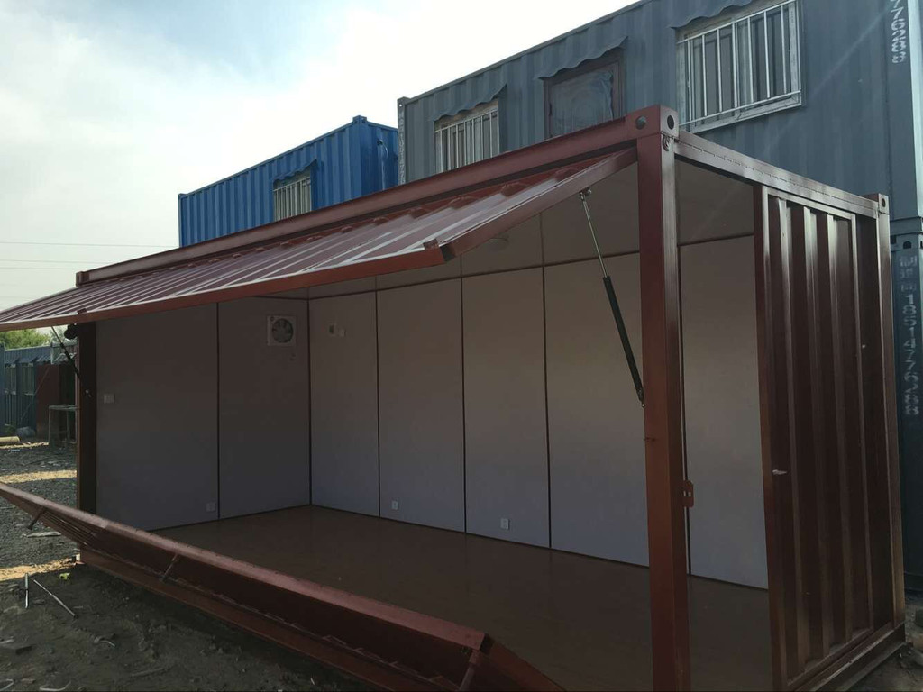 忠合定制宣传集装箱 开顶式展翼集装箱