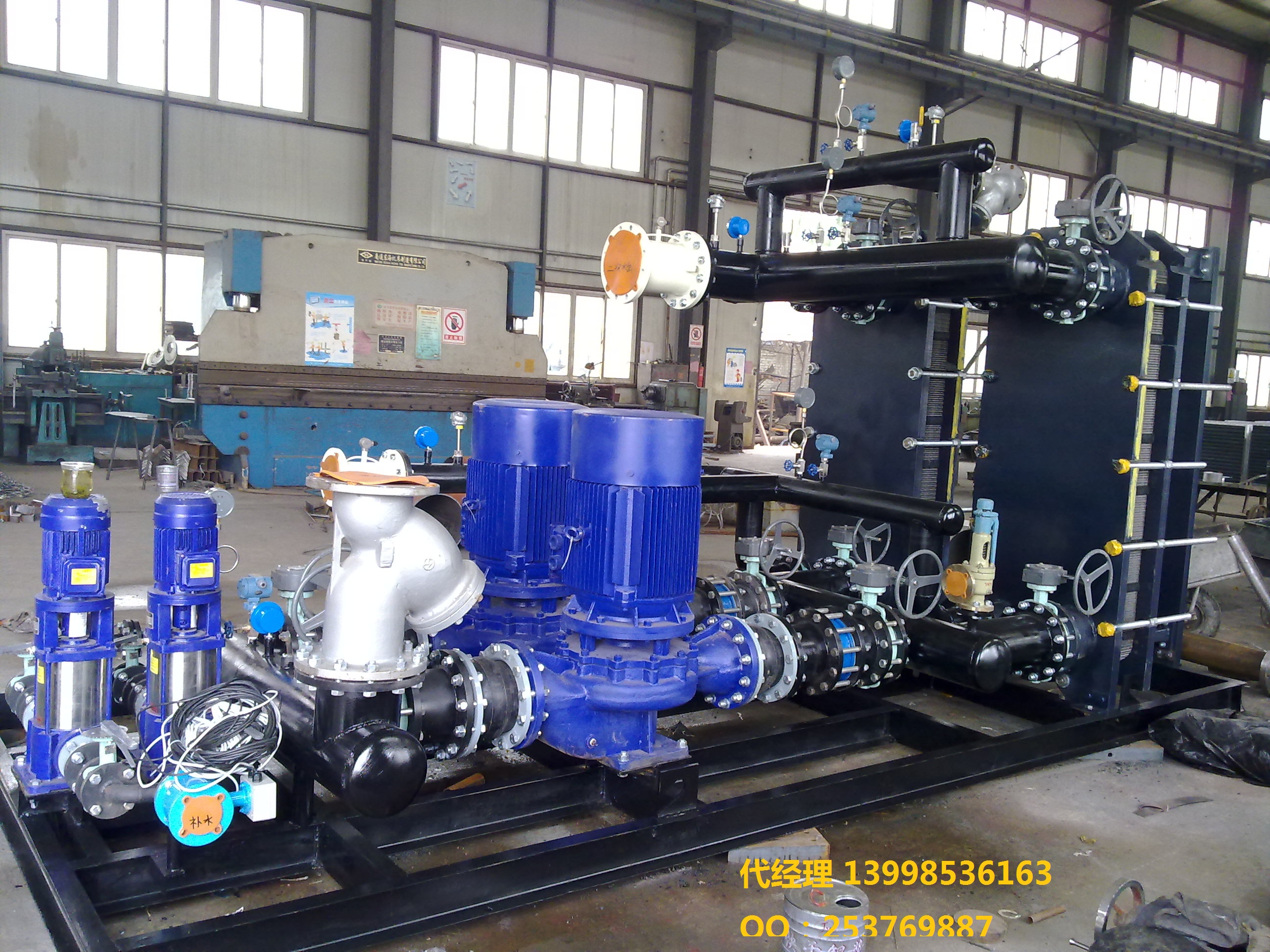 军工65053坦克部队智能换热站华能热电厂