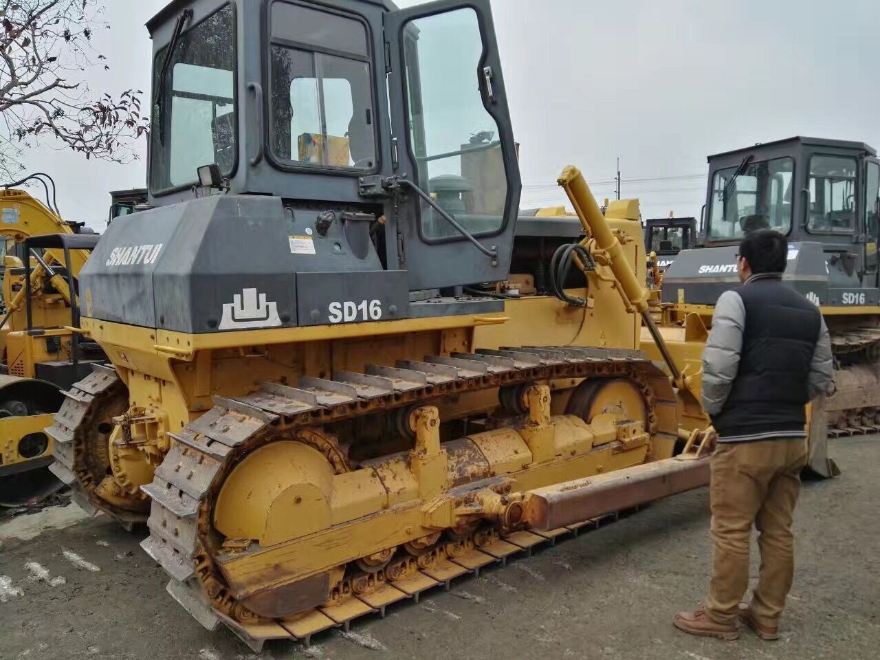 中山二手山推22推土机市场