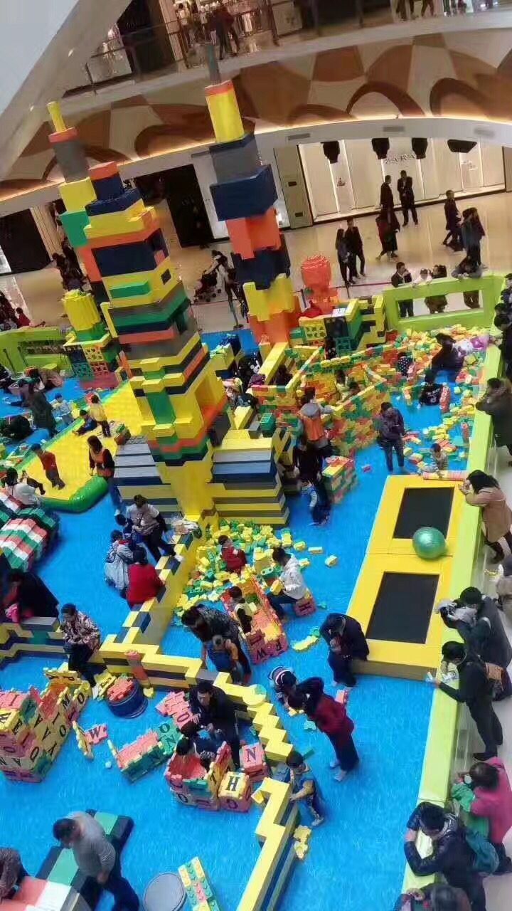 大型积木王国搭建出租乐高积木乐园海洋球整套租赁报价