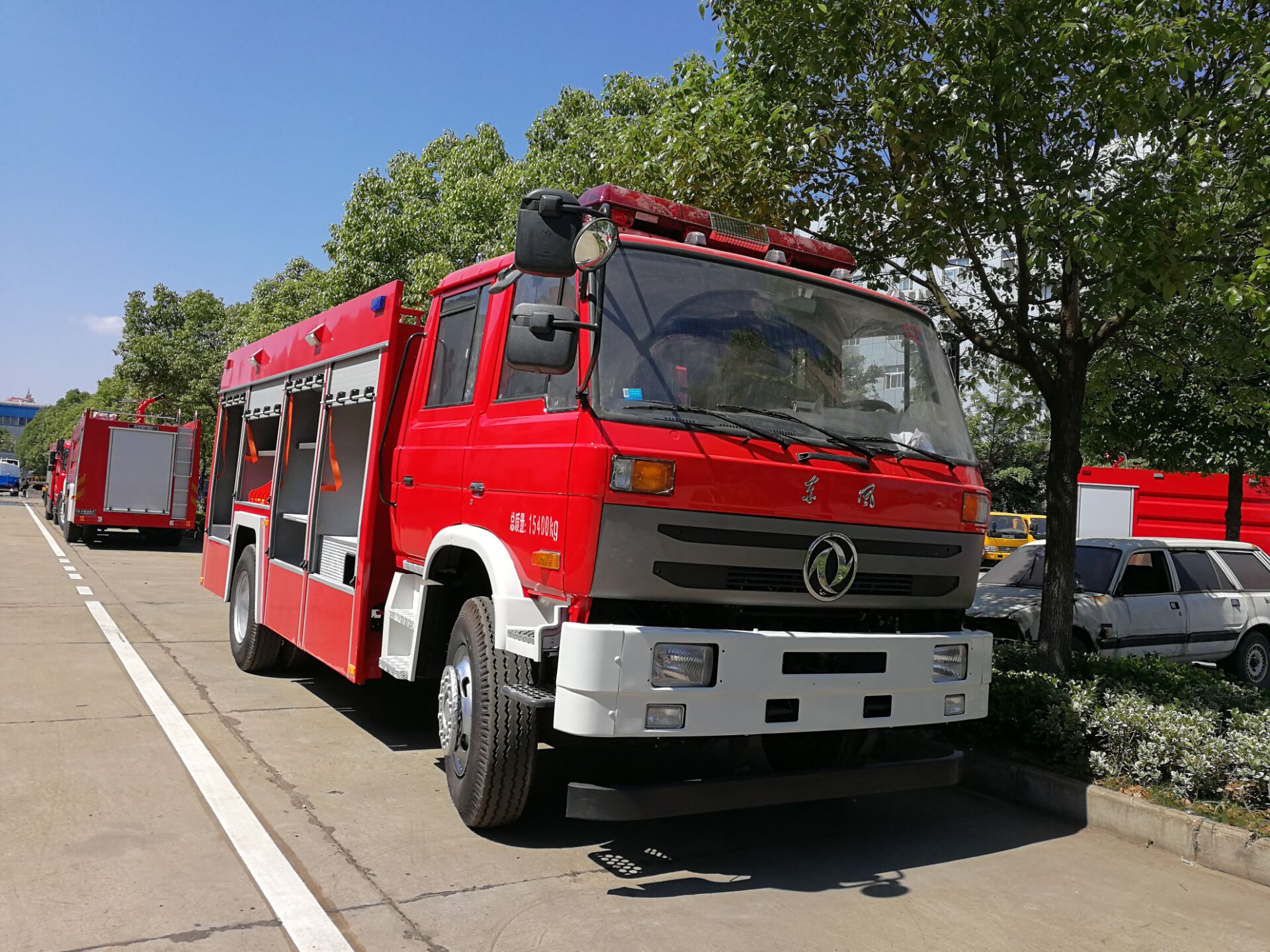 东风153水罐消防车