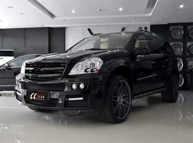 老款奔驰gl级 x164 改装巴博斯 brabus宽体大包围 前杠