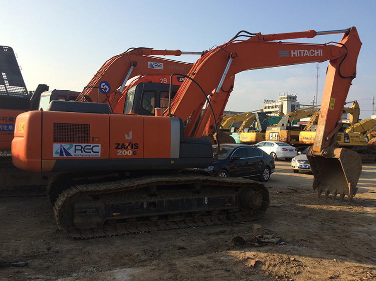 二手大型挖掘机市场/二手挖掘机直销/日立200挖掘机