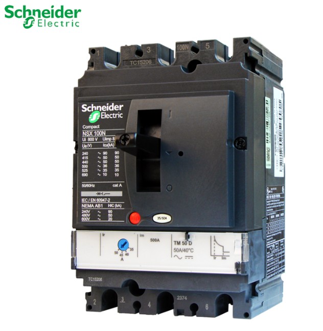 施耐德电气nsx100f tm16d 4p3d (3p n) 插入式塑壳断路器_电工电气