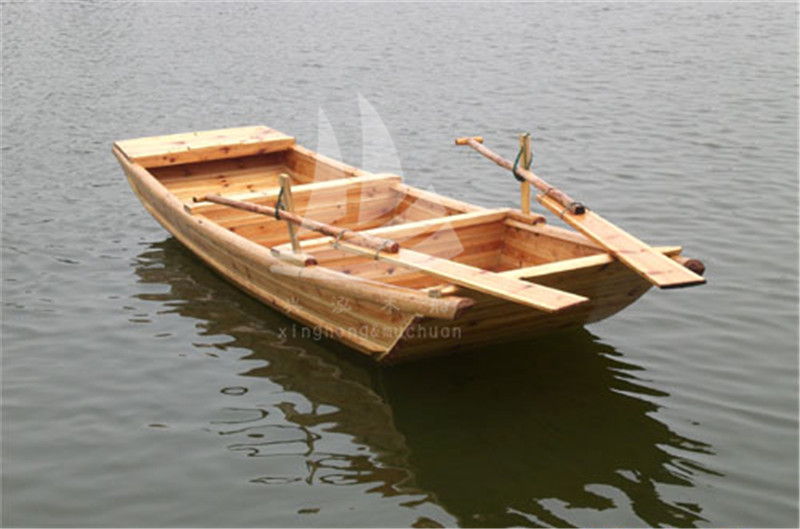 供应厂家直销小渔船木船休闲船手划船