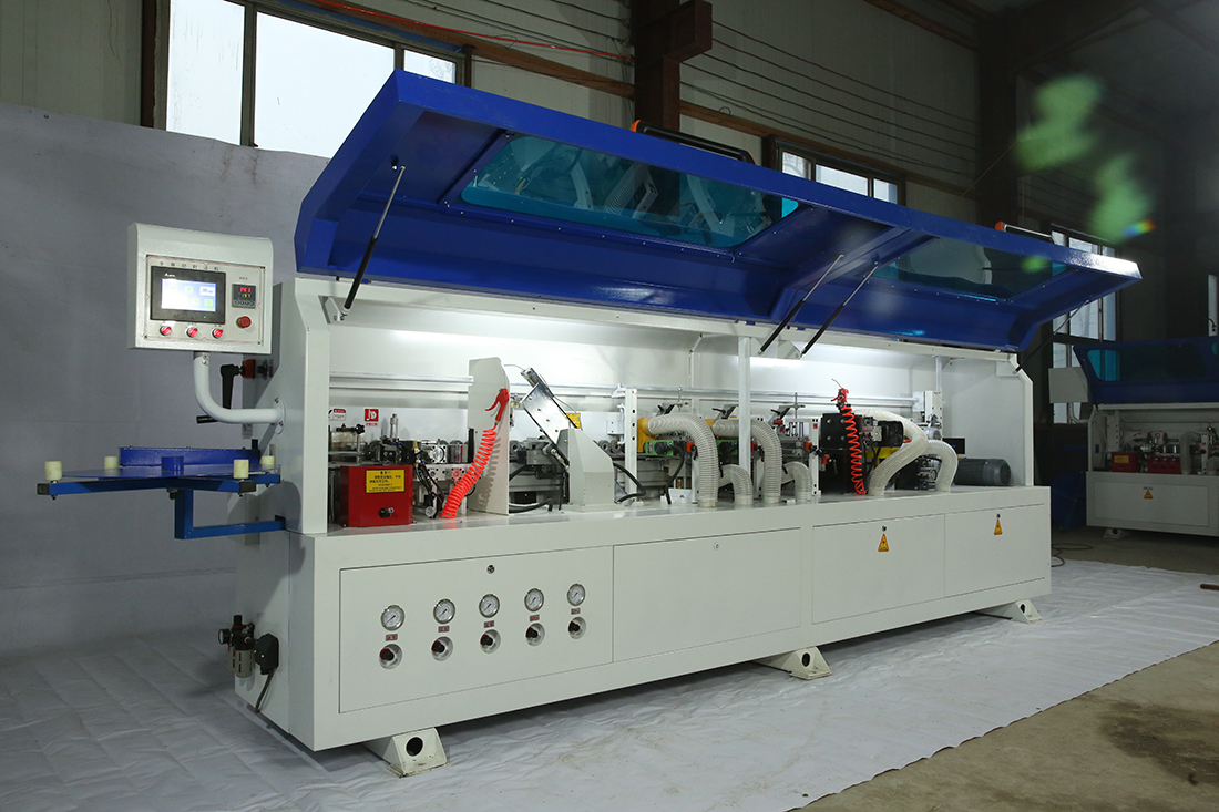 万发机械wf-360c全自动双开槽板式家具封边机